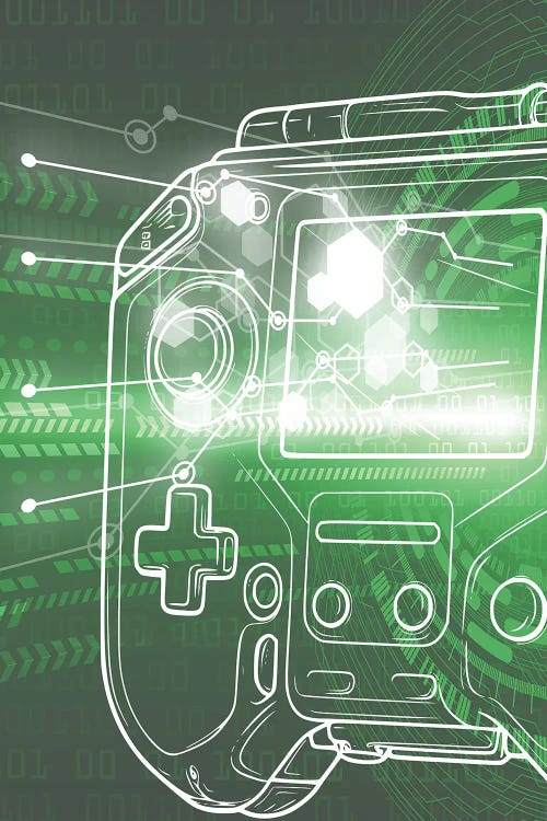 Gamer Futurism I by Jesse Keith wall art