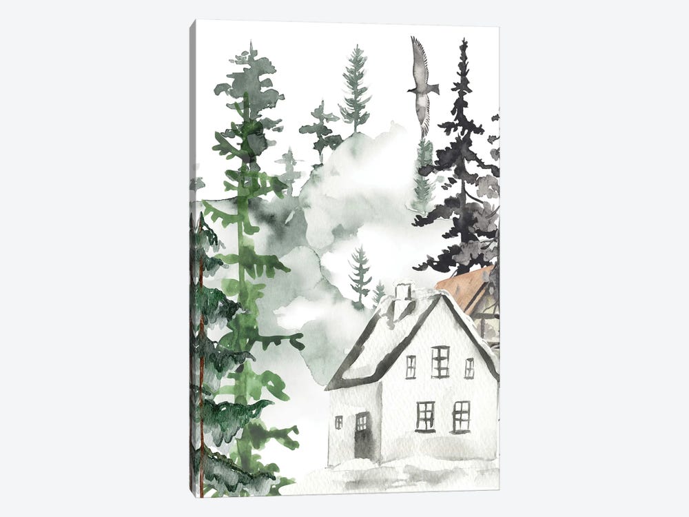 Snow Home by Jesse Keith 1-piece Canvas Print