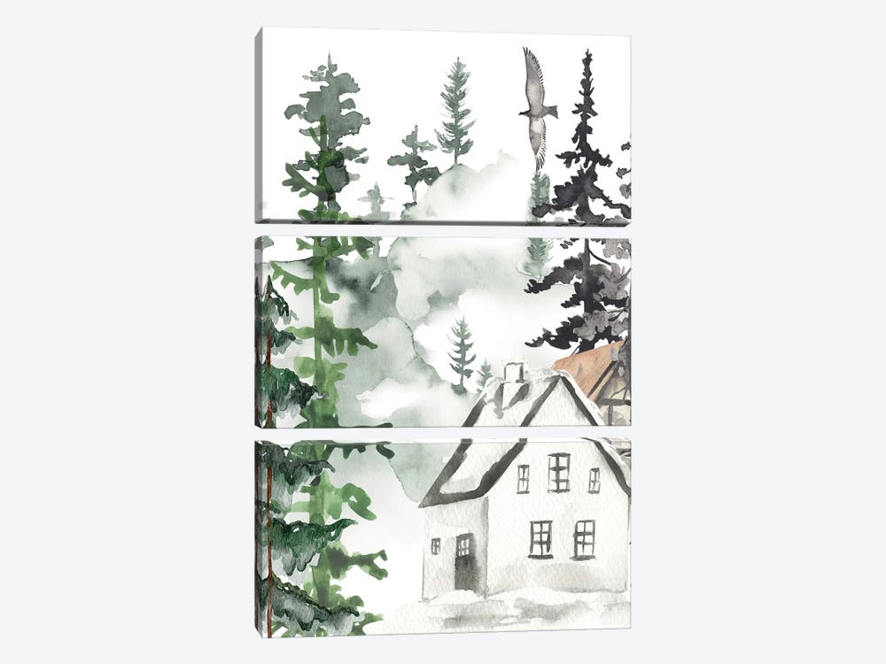 Snow Home by Jesse Keith 3-piece Art Print
