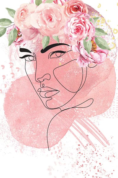 Minimalist Bohemian Decor: Beautiful Growth I by Jesse Keith