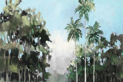 Palms on the Coast by Jane Slivka acrylic art print