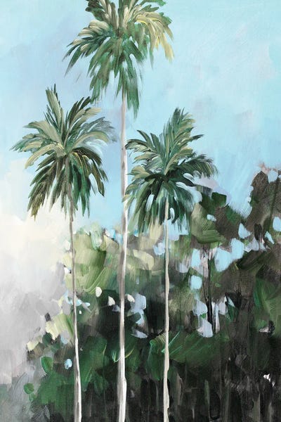 Palms on the Coast by Jane Slivka acrylic art print