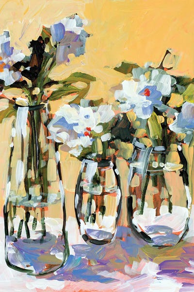 Three Flower Vases