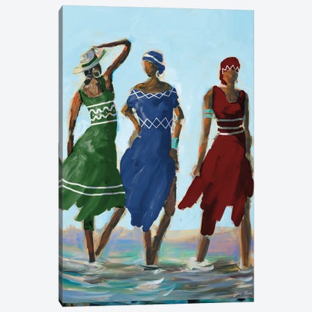 Caribbean Dreaming Canvas Print #JSL115} by Jane Slivka Canvas Wall Art
