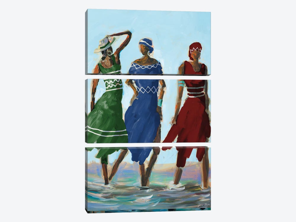 Caribbean Dreaming by Jane Slivka 3-piece Canvas Art