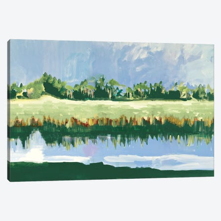Coastal Landscape View Canvas Print #JSL116} by Jane Slivka Canvas Art