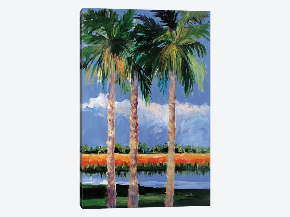 Palm Coast by Jane Slivka 1-piece Canvas Artwork