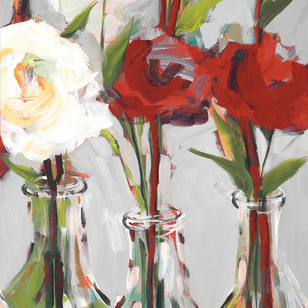 Red Romantic Blossoms I