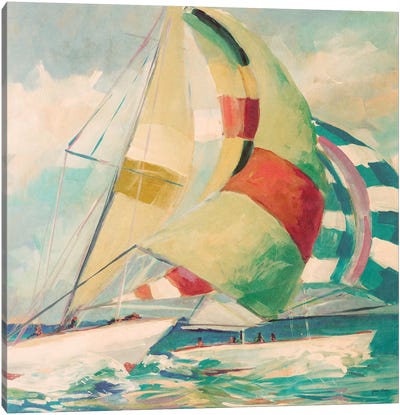 Calm Full Sail I Canvas Art Print