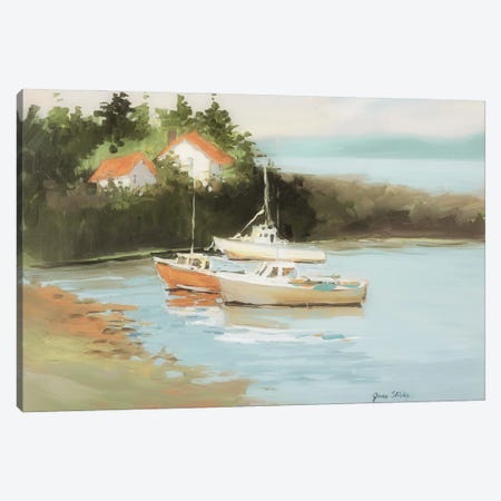 Sailboats Canvas Print #JSL131} by Jane Slivka Canvas Art Print