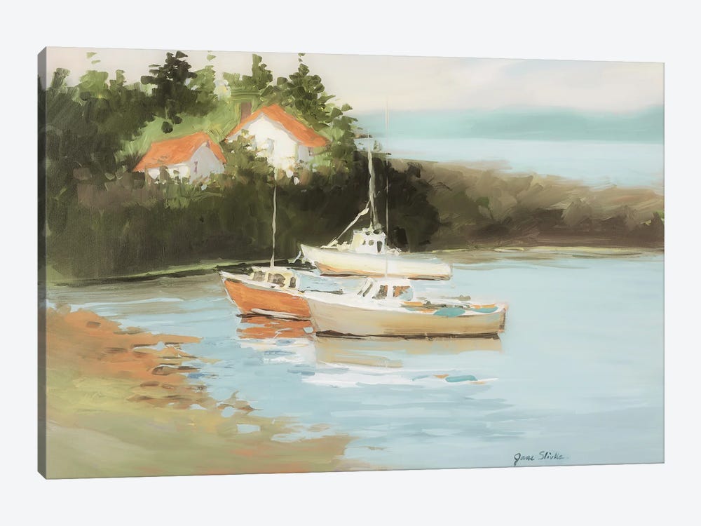 Sailboats by Jane Slivka 1-piece Canvas Wall Art