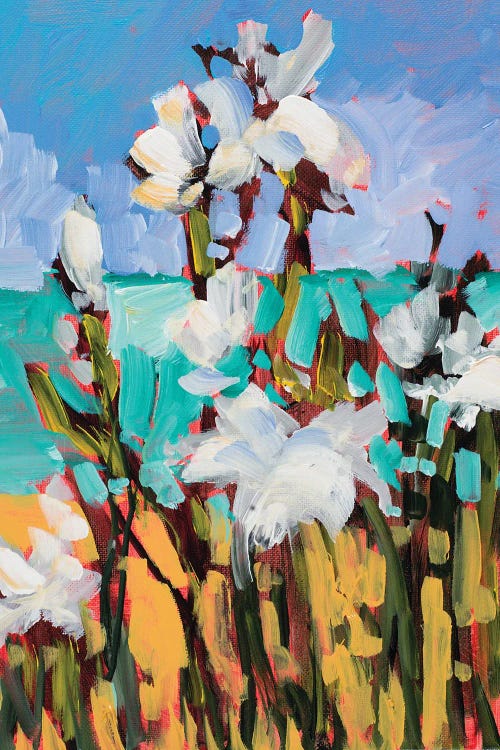 Flowers By The Beach by Jane Slivka wall art
