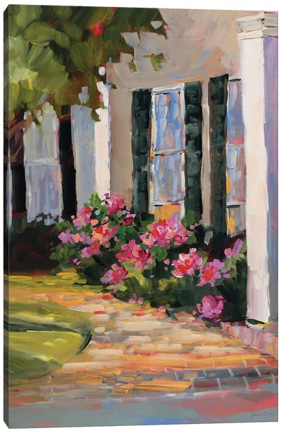 Garden Window Canvas Art Print