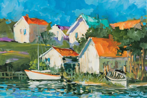 Lakehouse Décor: Lake Town by Jane Slivka