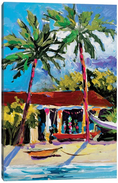 Caribbean Shore Canvas Art Print