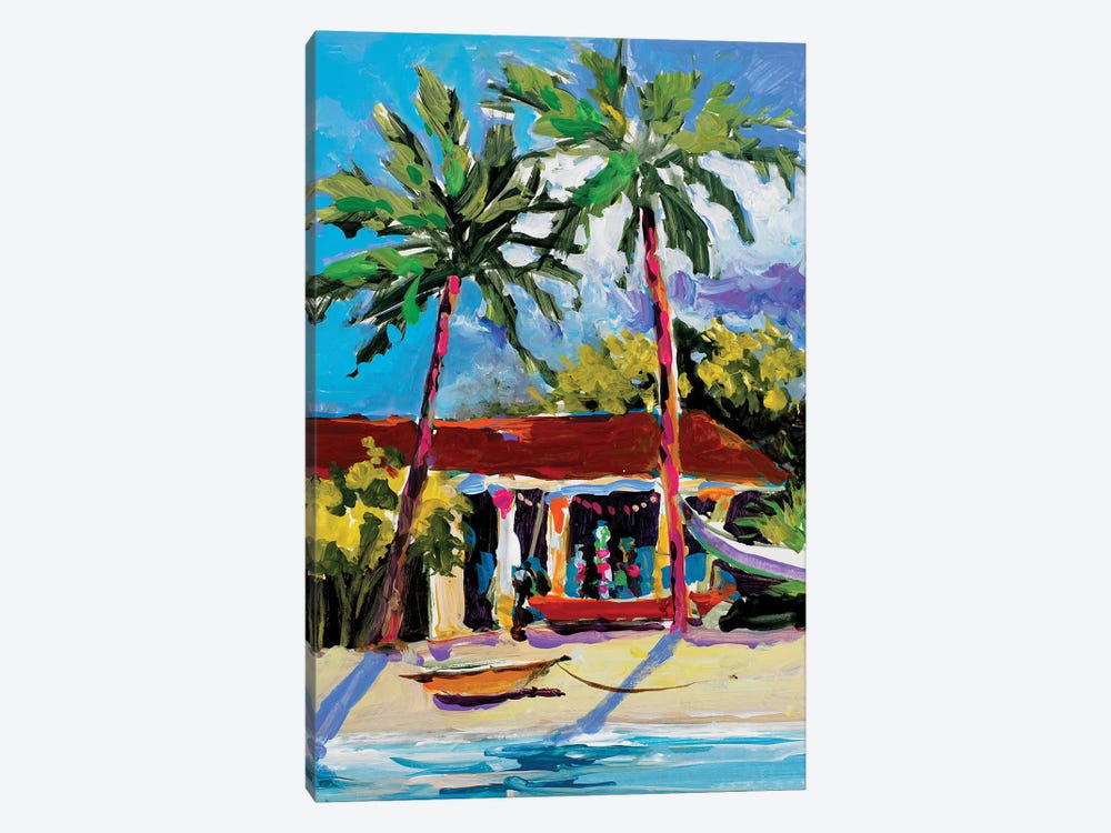 Caribbean Shore by Jane Slivka 1-piece Canvas Wall Art