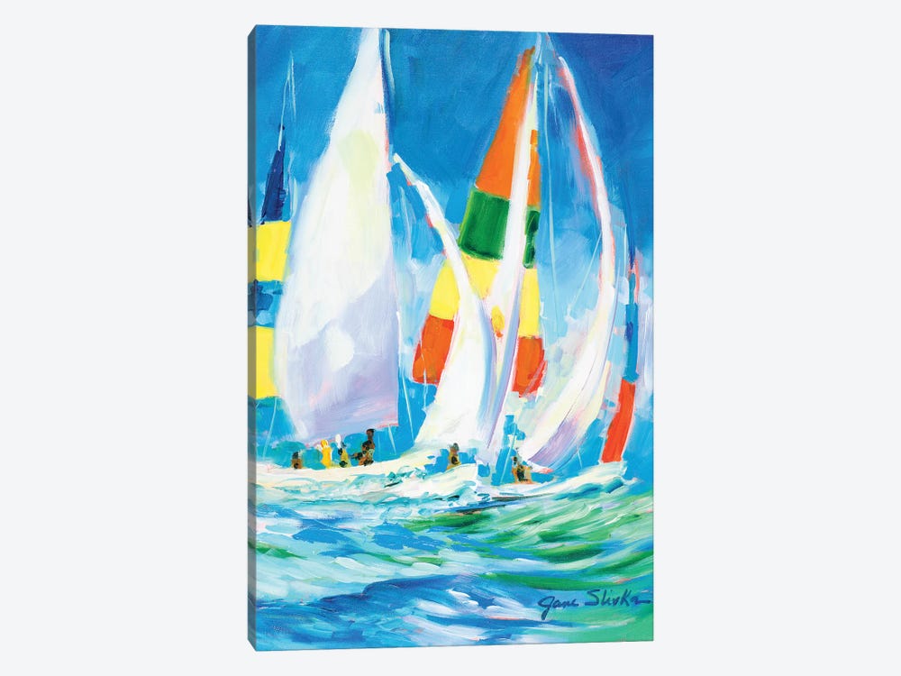 Come Sail Away by Jane Slivka 1-piece Canvas Art Print