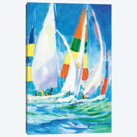 Come Sail Away Canvas Print #JSL19} by Jane Slivka Canvas Art