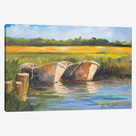 Day on the Lake Canvas Print #JSL20} by Jane Slivka Canvas Print