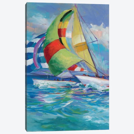 Full Sail I Canvas Print #JSL26} by Jane Slivka Canvas Artwork