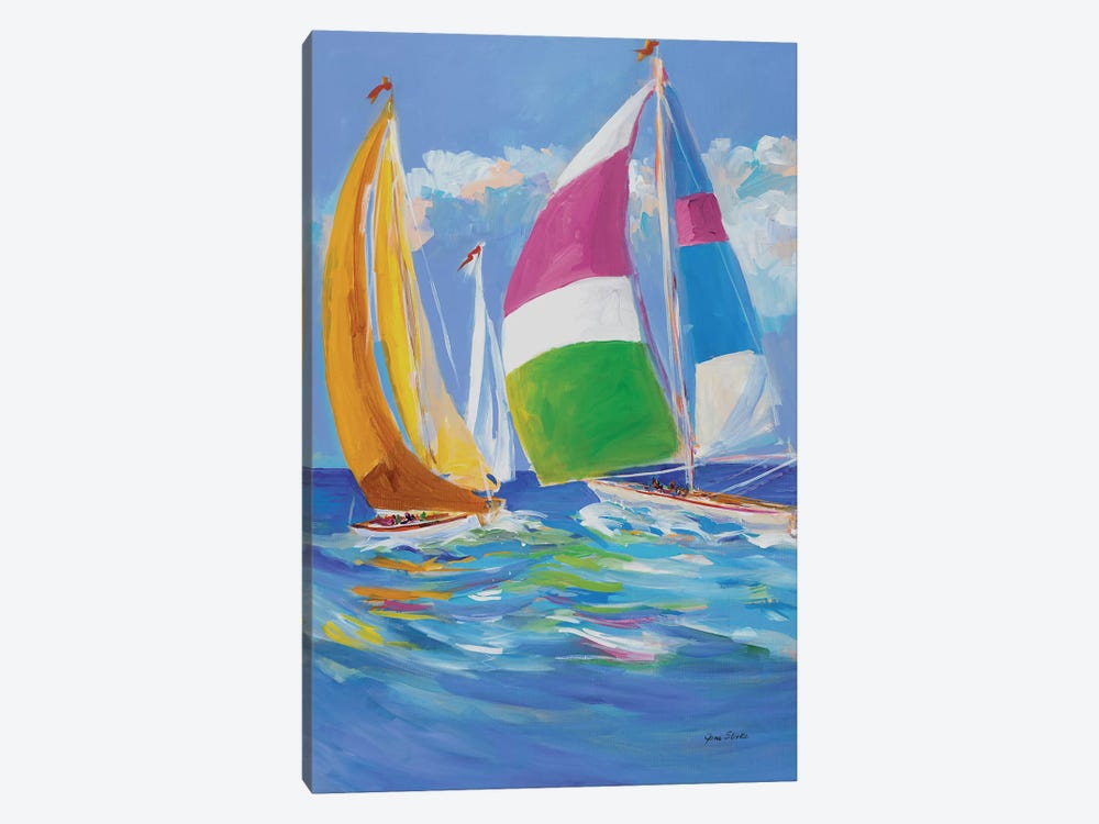 Full Sail II by Jane Slivka 1-piece Canvas Art