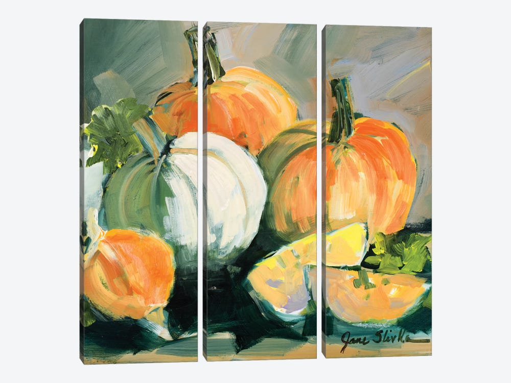 Harvested II by Jane Slivka 3-piece Canvas Art