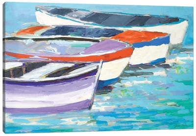 Keep Rowing Canvas Art Print