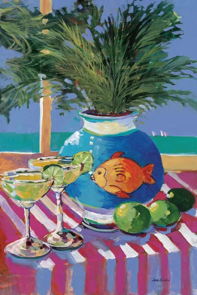 Pottery Still Life: Margarita Dreamin' by Jane Slivka