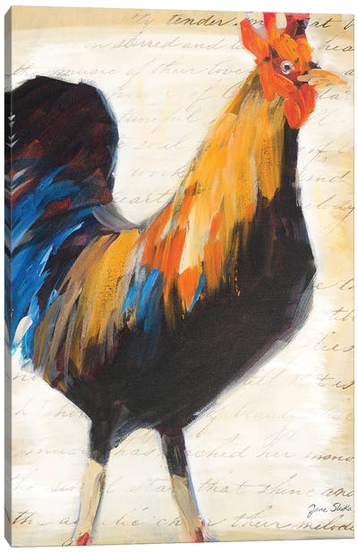 Morning Glory I Canvas Art Print - Chicken & Rooster Art
