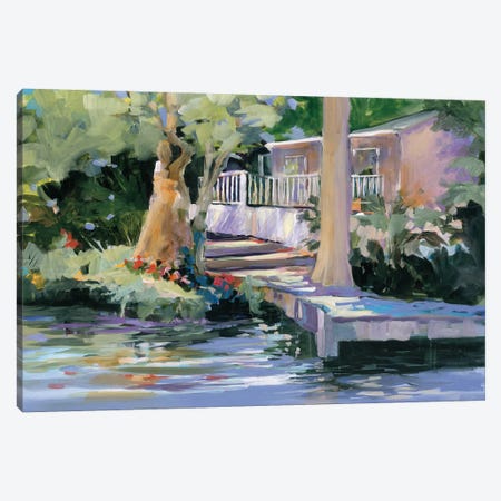 Mt. Dora Canal House Canvas Print #JSL41} by Jane Slivka Canvas Art Print