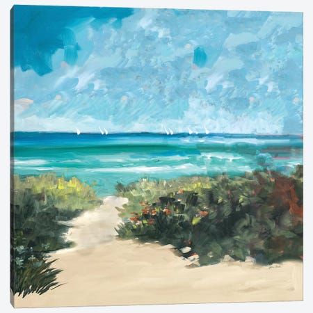Oceanside I Canvas Print #JSL44} by Jane Slivka Canvas Art