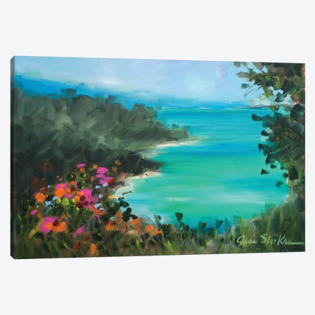 Overlooking the Inlet Canvas Print #JSL47} by Jane Slivka Canvas Artwork