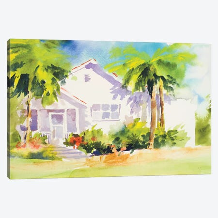 Beach Cottage I Canvas Print #JSL4} by Jane Slivka Art Print