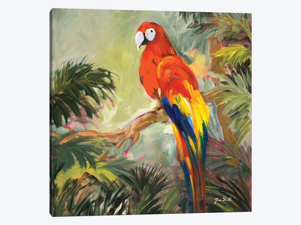 Parrots at Bay I by Jane Slivka 1-piece Canvas Art