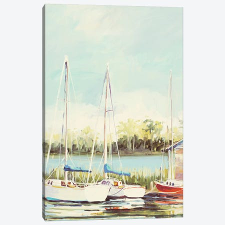 Sail Harbor Canvas Print #JSL63} by Jane Slivka Canvas Art Print