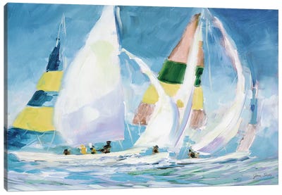 Sailing Away I Canvas Art Print