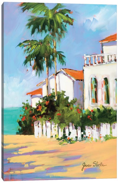 Shore House Canvas Art Print