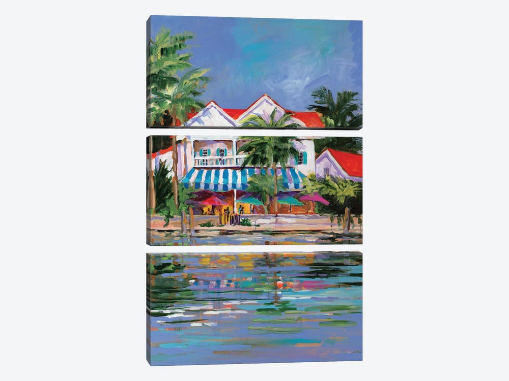 Beach Resort I by Jane Slivka 3-piece Canvas Art Print