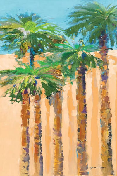 Tan Shadow Palms II by Jane Slivka acrylic art print