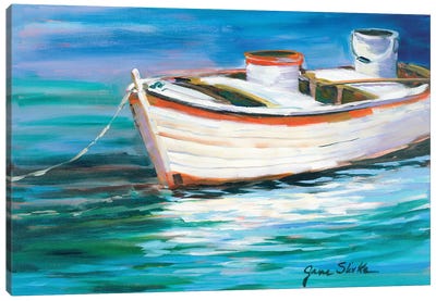 The Row Boat that Could Canvas Art Print - Rowboat Art