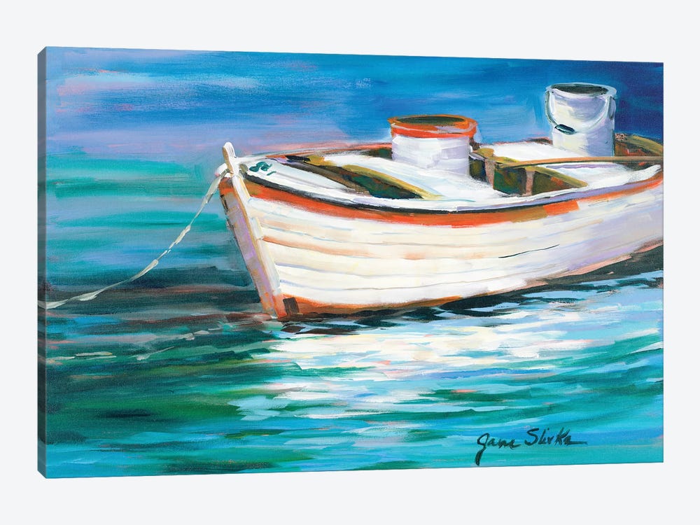 The Row Boat that Could by Jane Slivka 1-piece Canvas Art