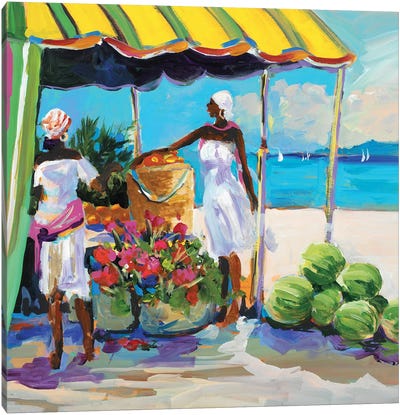 Tropical Fruits Canvas Art Print