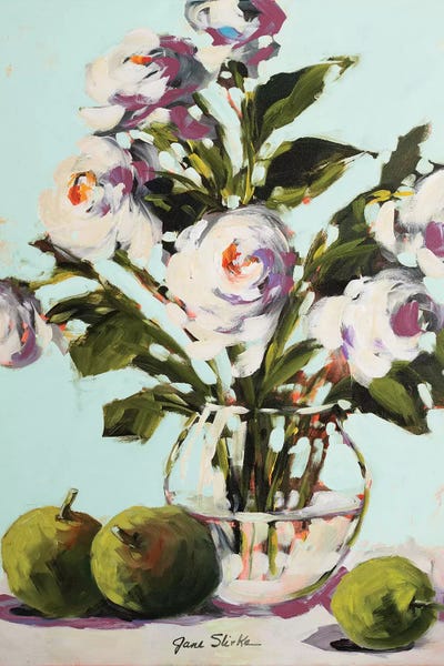 White Rose by Jane Slivka acrylic art print