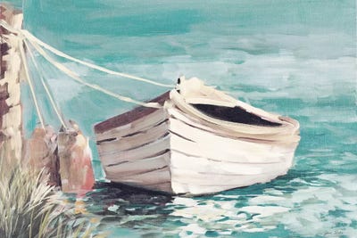 Canoe by Jane Slivka framed wall art