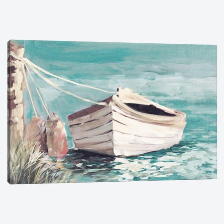 Canoe Canvas Print #JSL83} by Jane Slivka Canvas Print