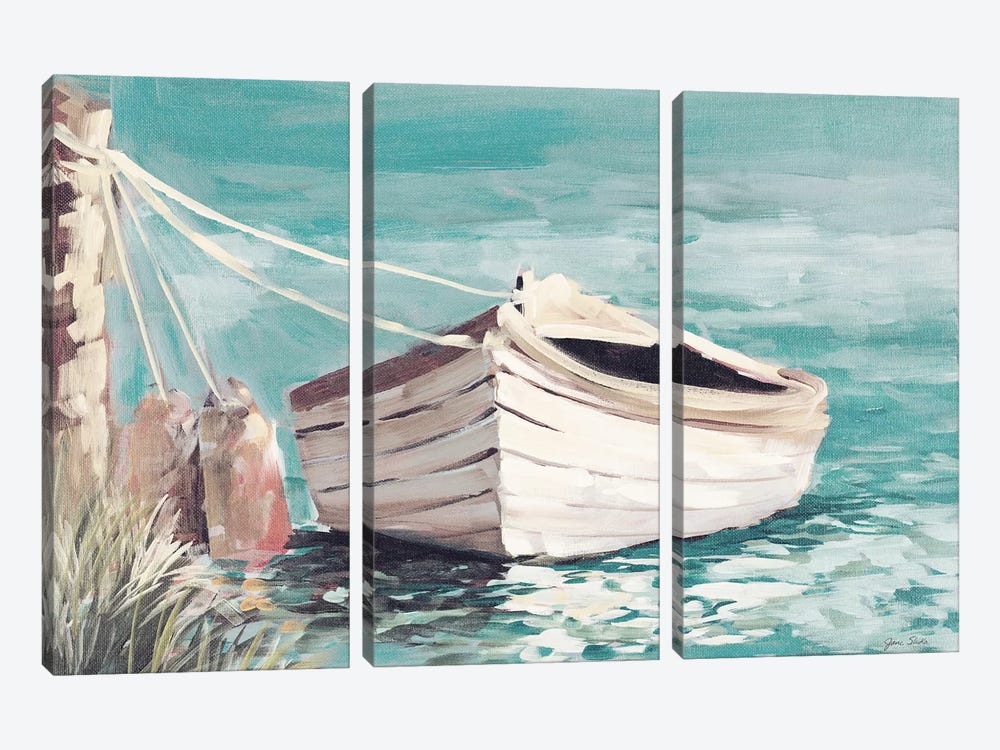 Canoe by Jane Slivka 3-piece Canvas Artwork