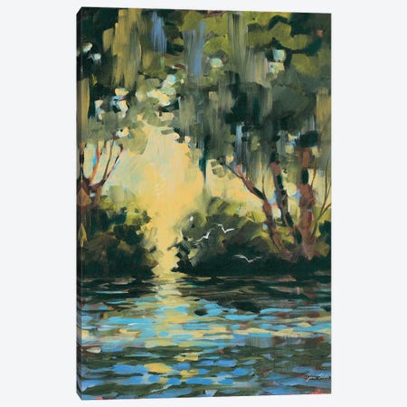 Deep in the Forest Canvas Print #JSL85} by Jane Slivka Canvas Artwork