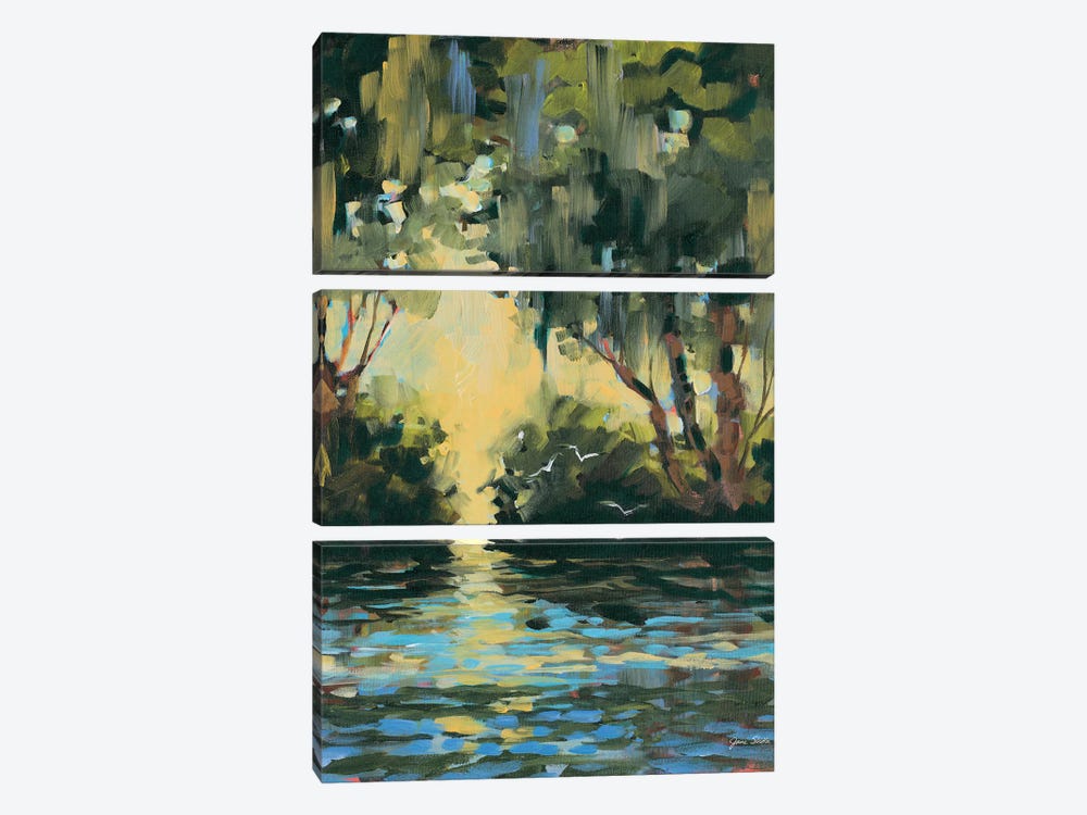 Deep in the Forest by Jane Slivka 3-piece Canvas Artwork