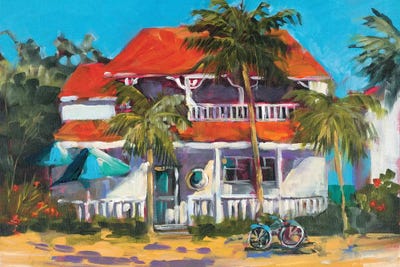 Oceanview Home by Jane Slivka canvas print