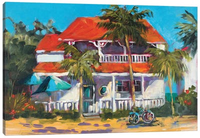 Oceanview Home Canvas Art Print